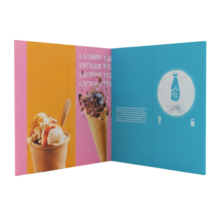 Cardboard printed exhibition wall