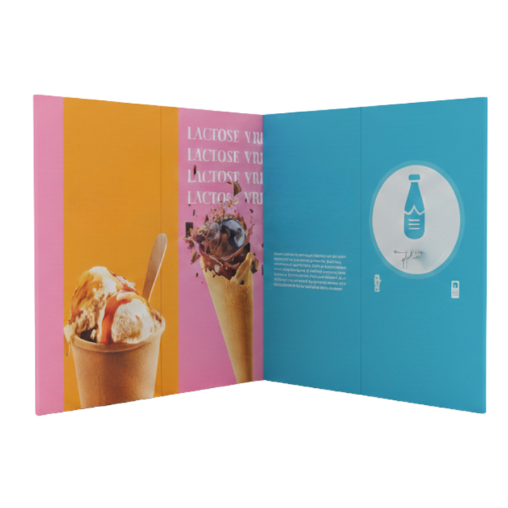 Cardboard printed exhibition wall