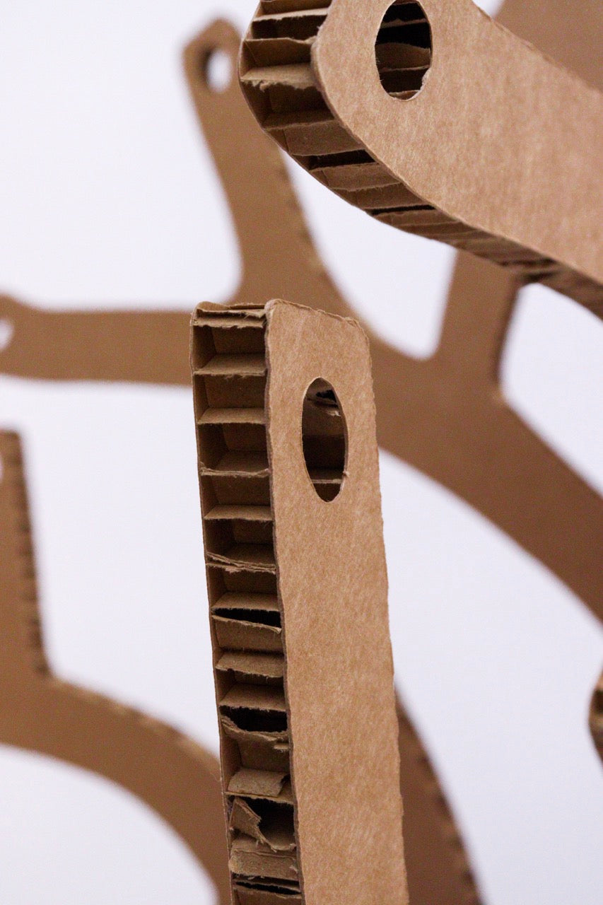 Cardboard tree with branches 200 cm