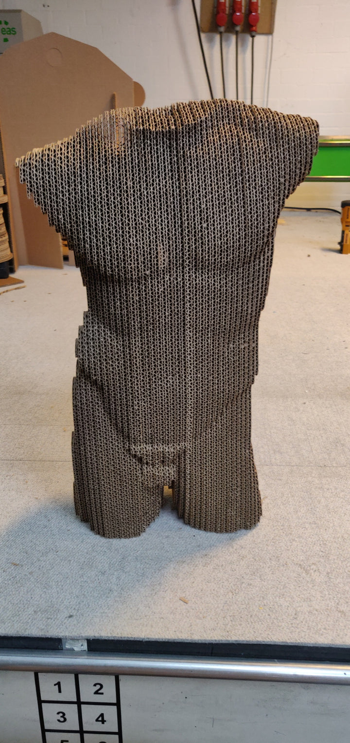 Kartonnen 3D model op maat
