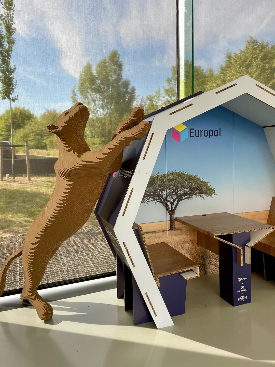 Kartonnen 3D model op maat