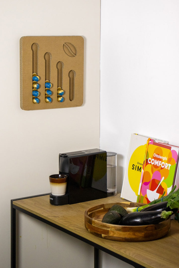 Kaffeetassenhalter aus Pappe