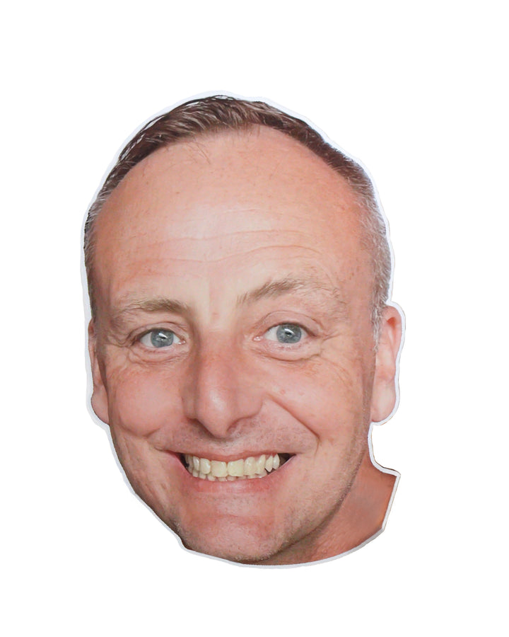 Kartonnen uitsnede hoofd op maat