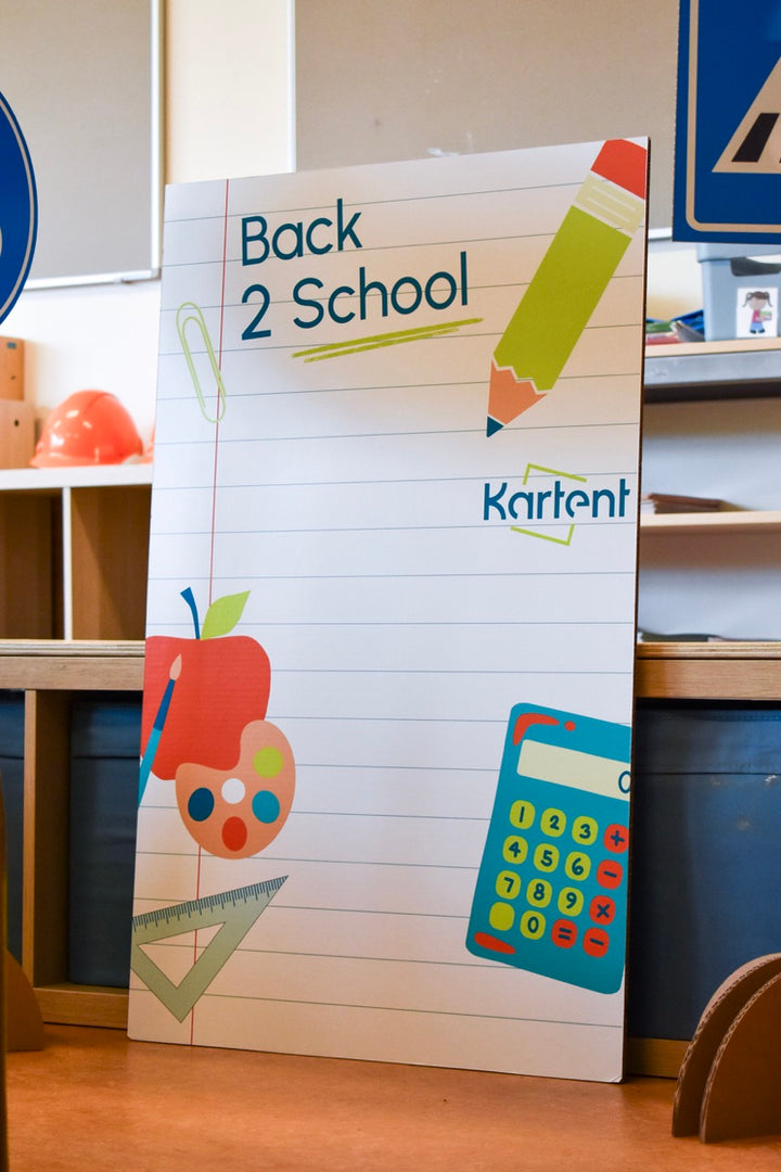 Cardboard cutout with sticker - Choose your own design