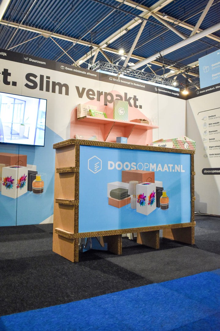 Cardboard printed counter