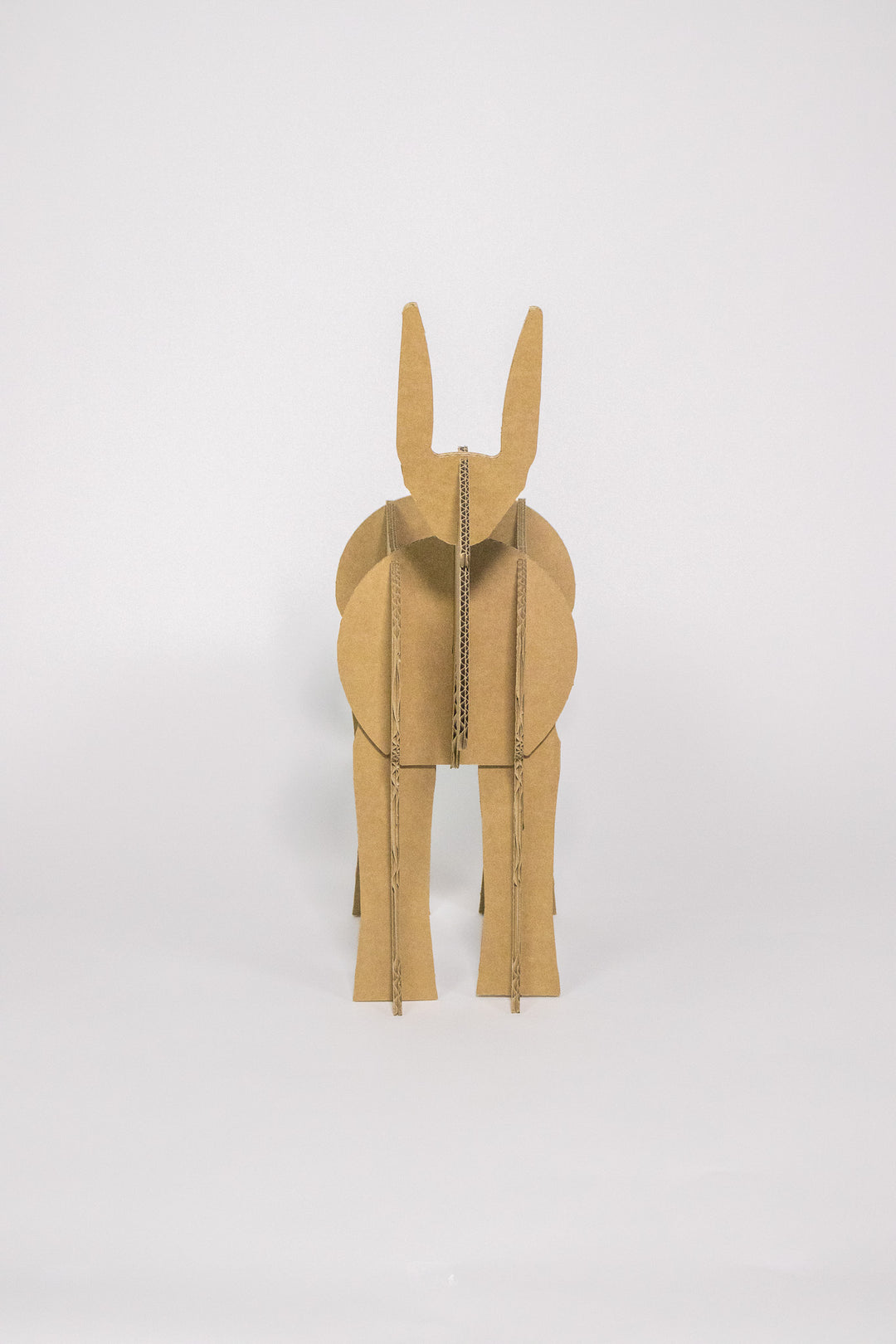 Cardboard donkey