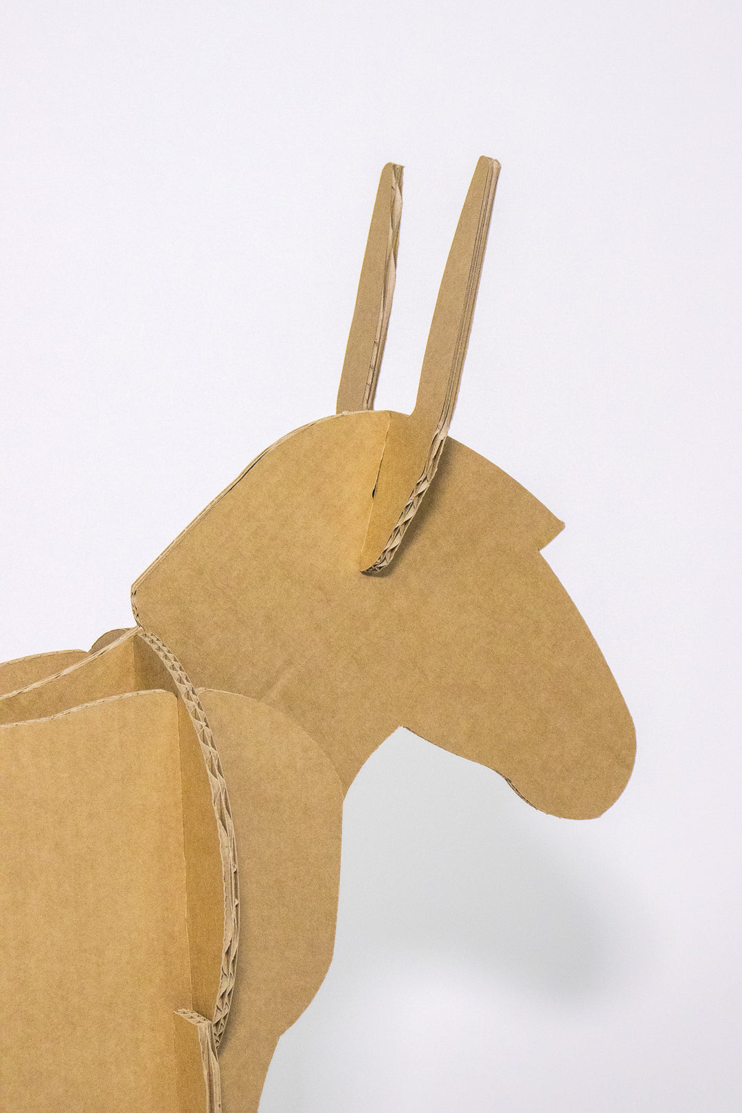 Cardboard donkey