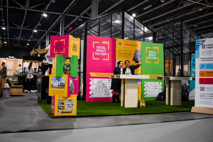 Cardboard printed stacking cube open