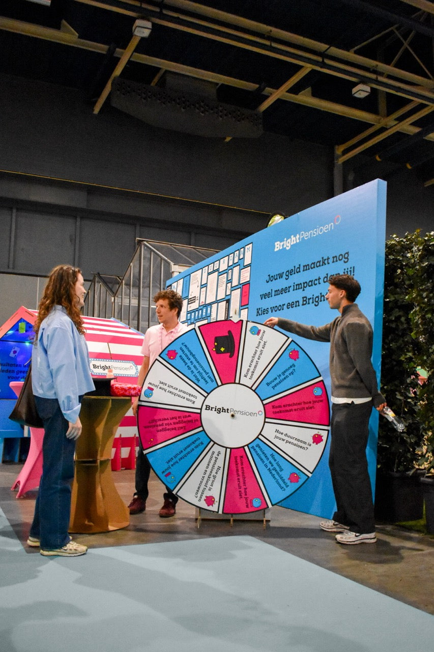 Cardboard printed honeycomb wheel of fortune 150 cm