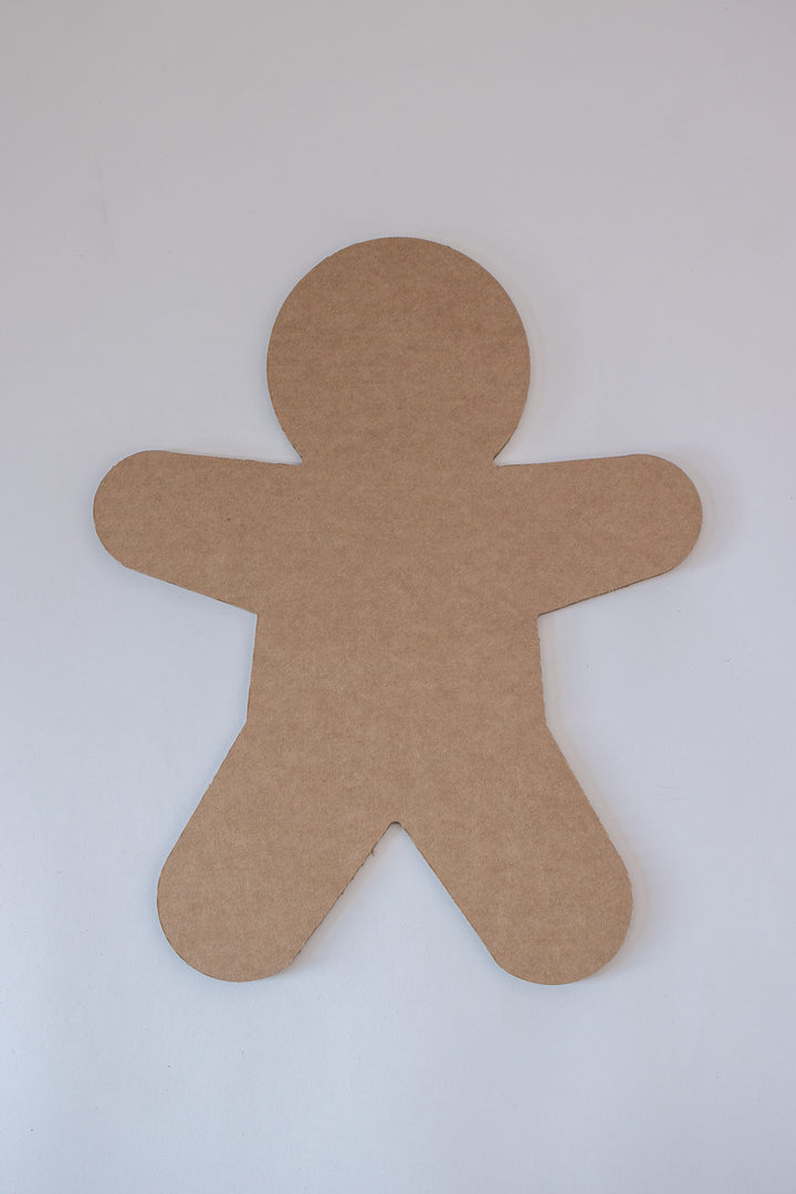 Cardboard gingerbread men