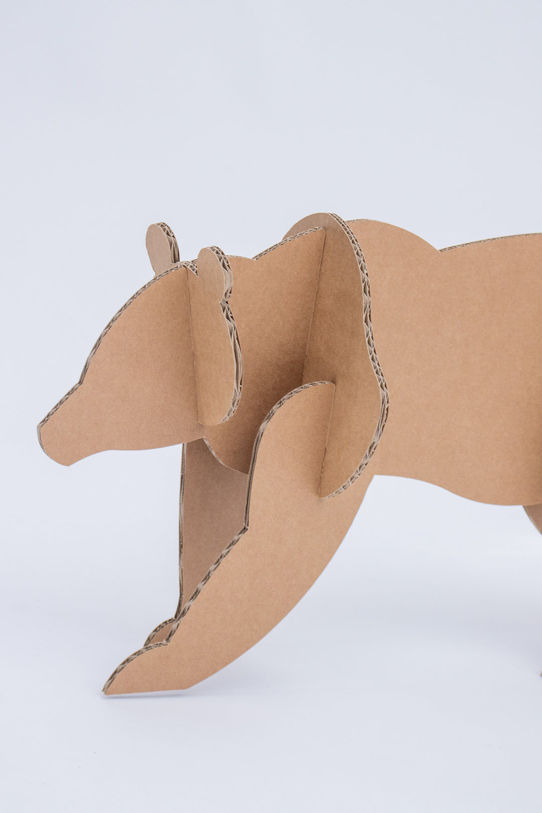 Cardboard polar bear
