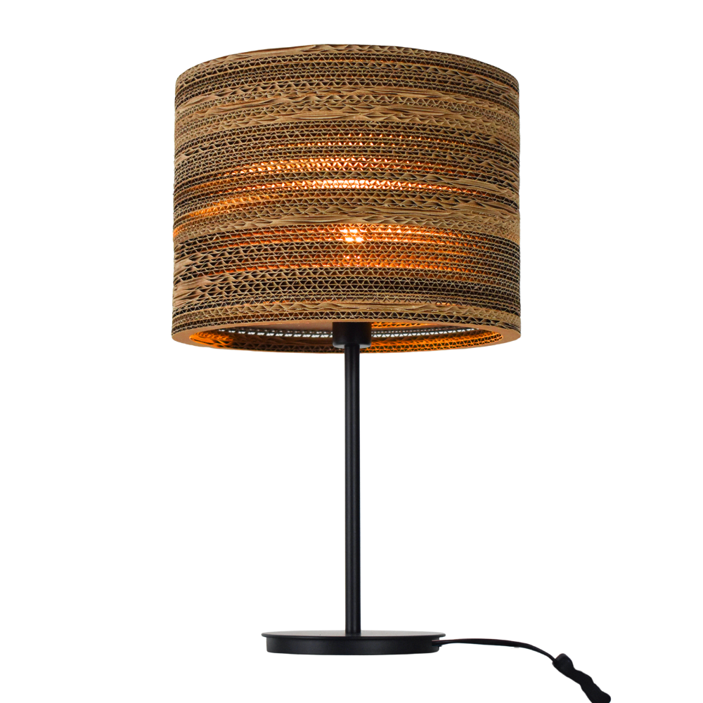 Kartonnen interlaken lamp