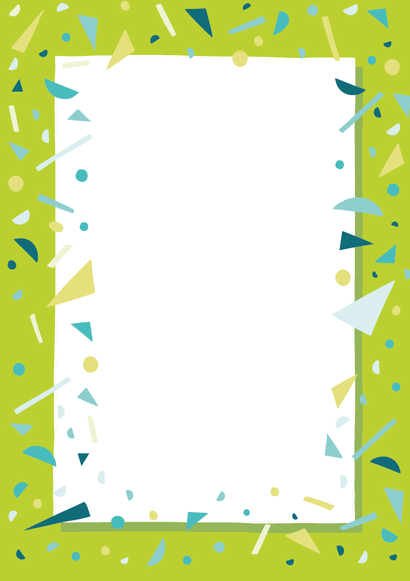 Confetti groen
