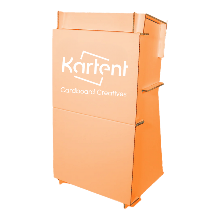 Kartonnen bedrukte spreekstoel