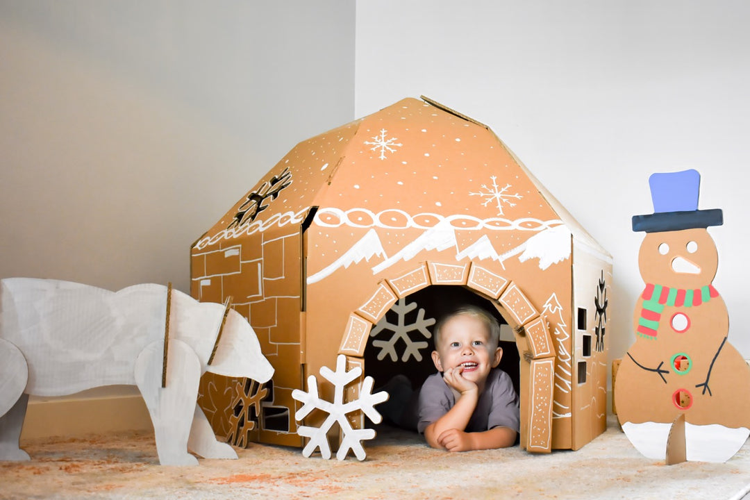 Cardboard igloo