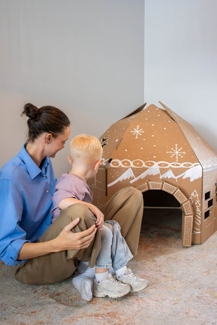 Cardboard igloo