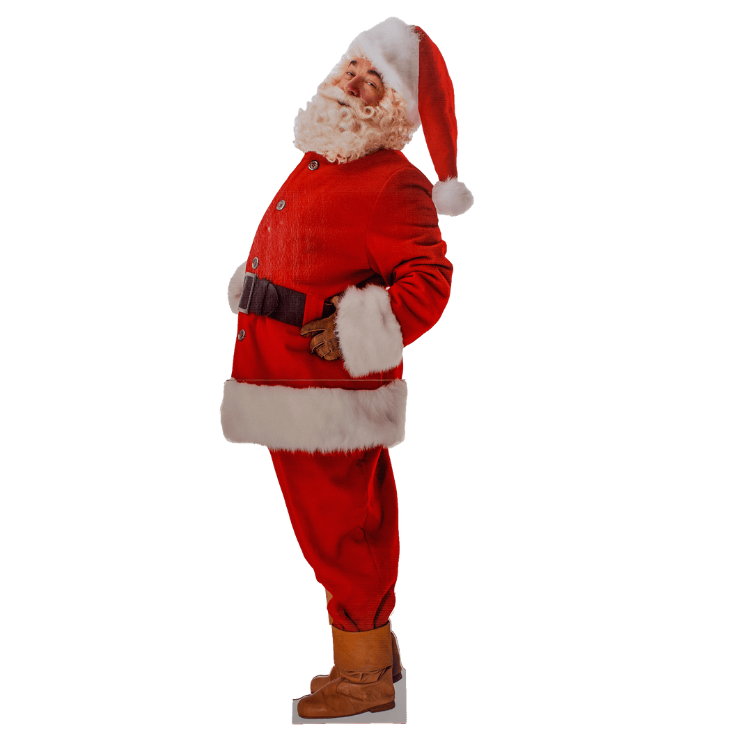 Kartonnen bedrukte kerstman