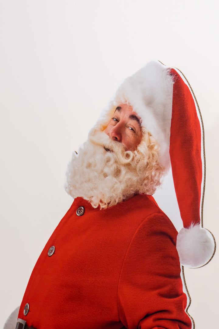 Kartonnen bedrukte kerstman