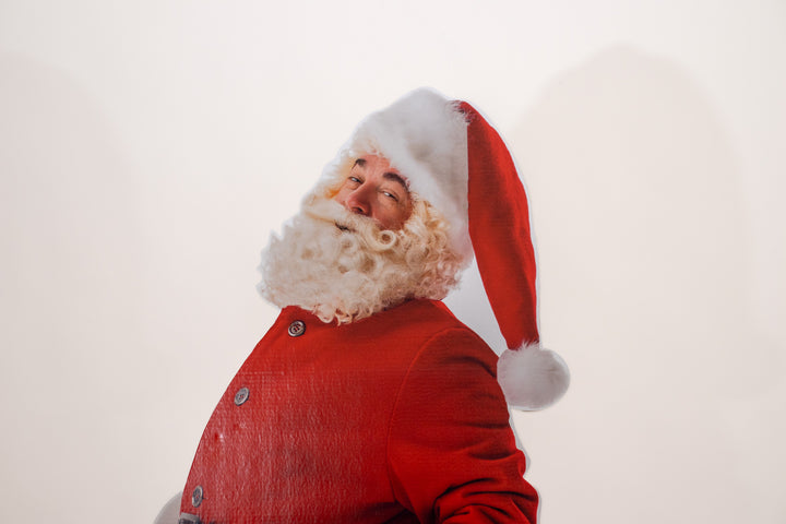 Kartonnen bedrukte kerstman