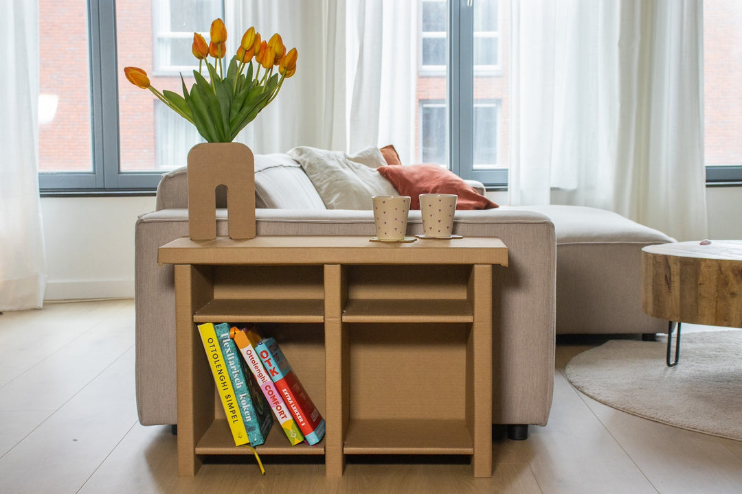 Cardboard low open cabinet