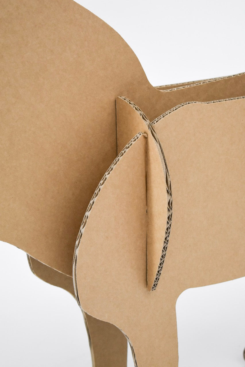 Cardboard lion