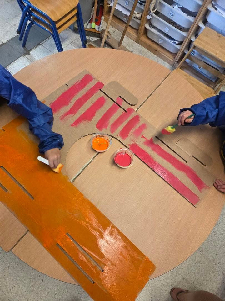 Kartonnen Arabische speelwand
