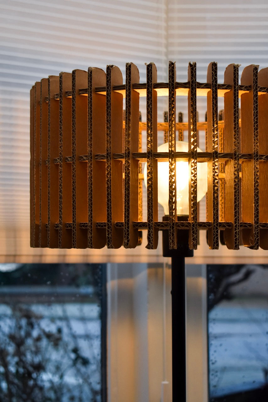 Cardboard made lamp