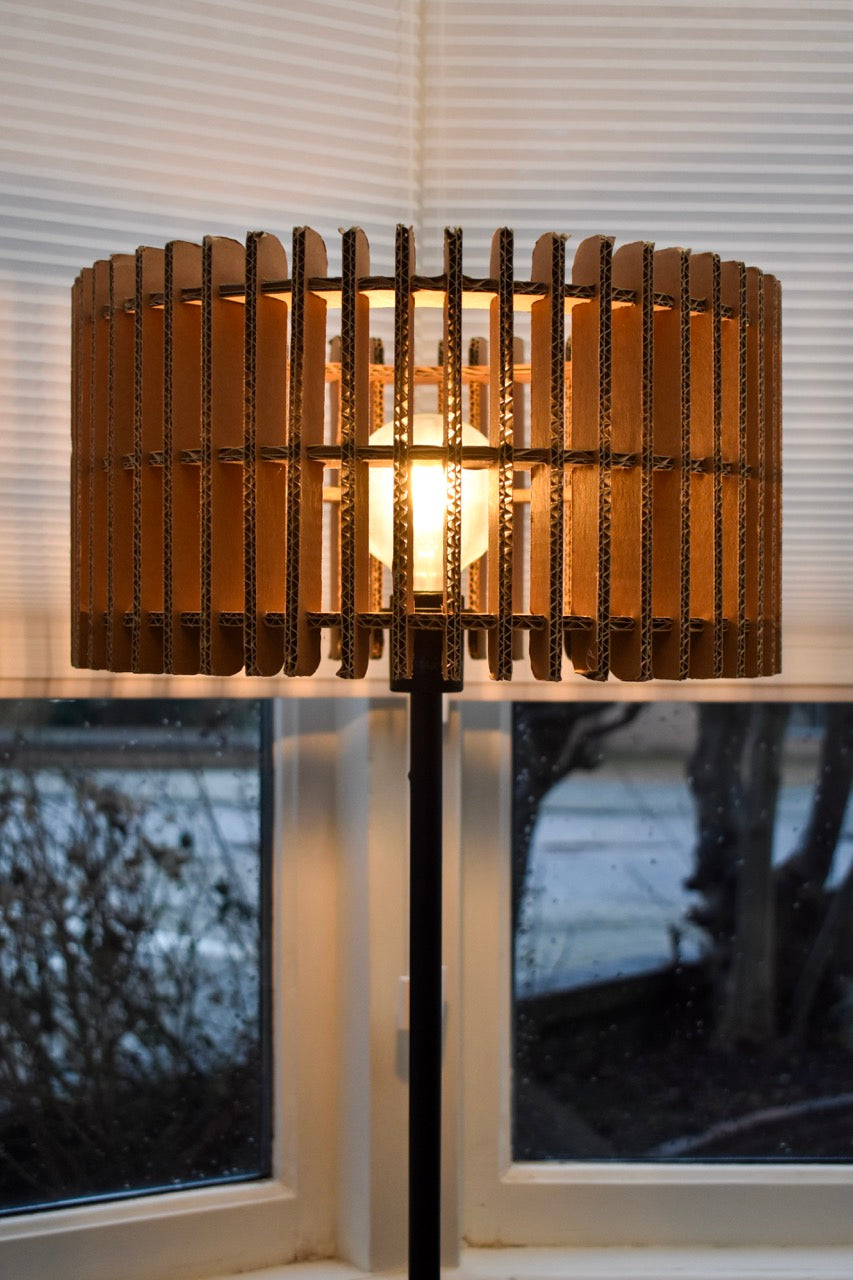 Cardboard made lamp