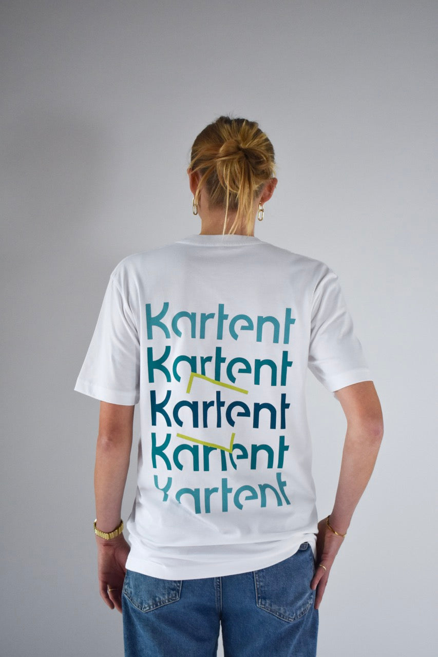 White t-shirt - Kartent merchandise