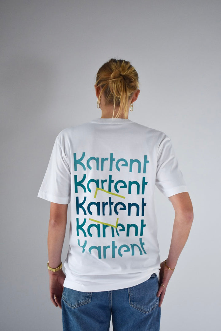 White t-shirt - Kartent merchandise