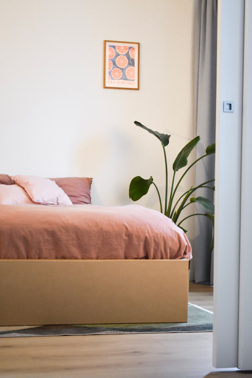 Kartonnen bedframe