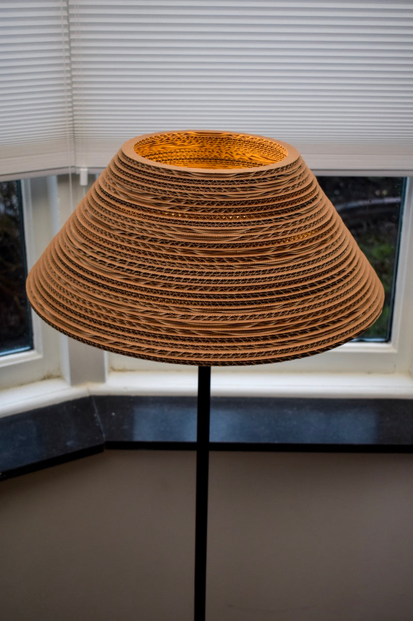 Cardboard midsland lamp