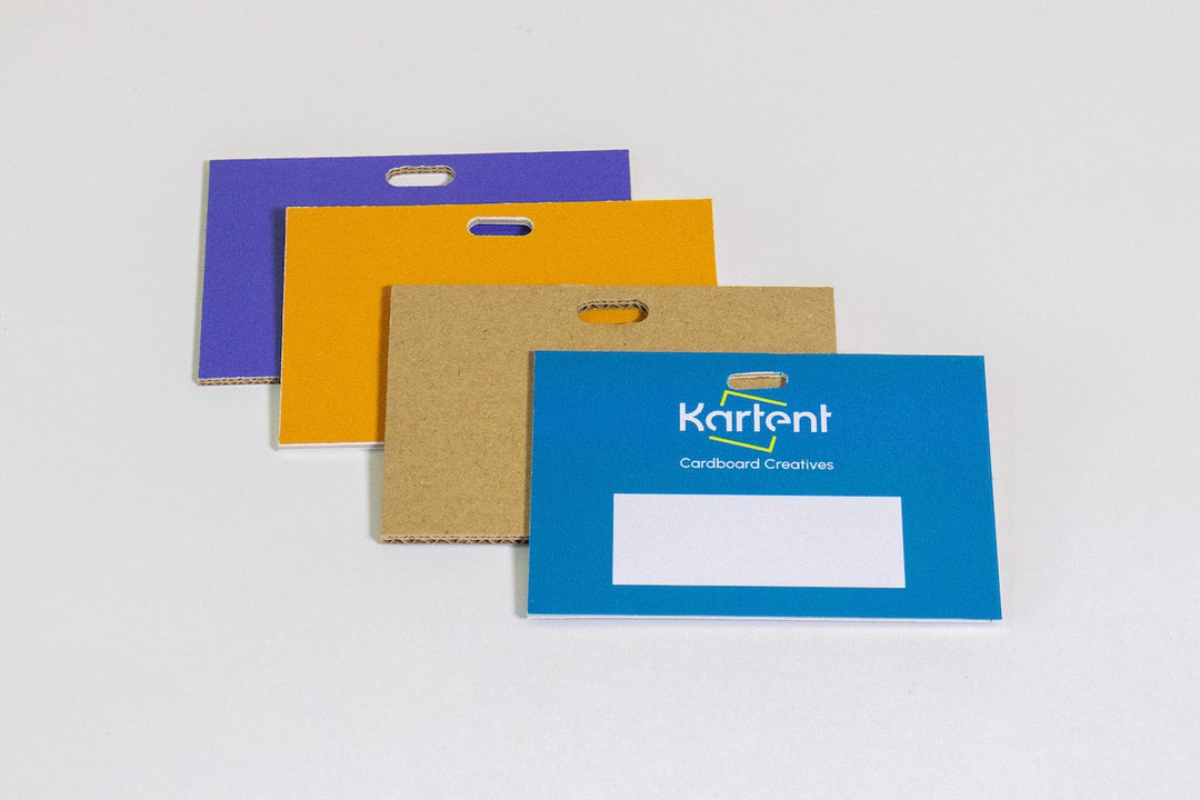 Cardboard printed name badge