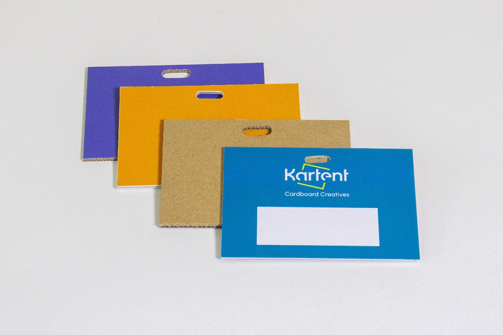 Cardboard printed name badge