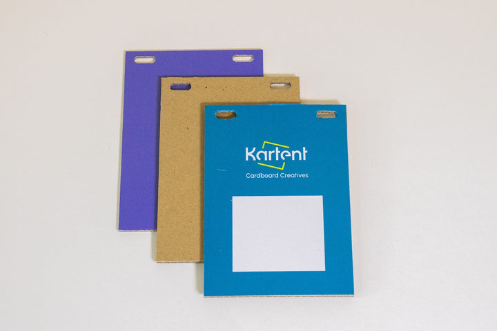 Cardboard printed name badge