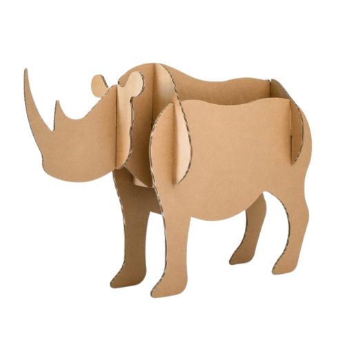 Cardboard Rhinoceros