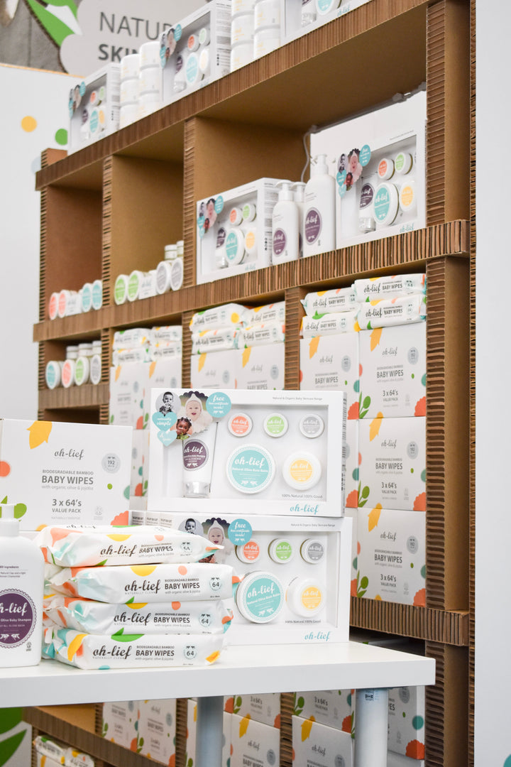 Custom cardboard compartment closet