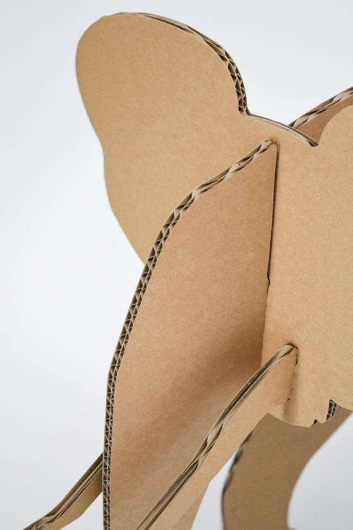 Cardboard elephant