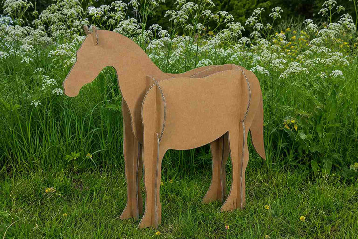 Kartonnen paard