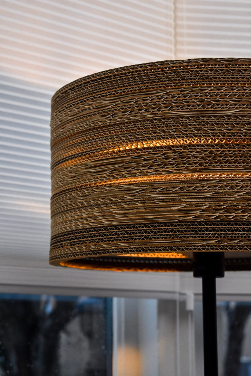 Kartonnen perk lamp