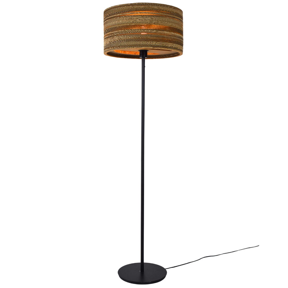 Kartonnen perk lamp