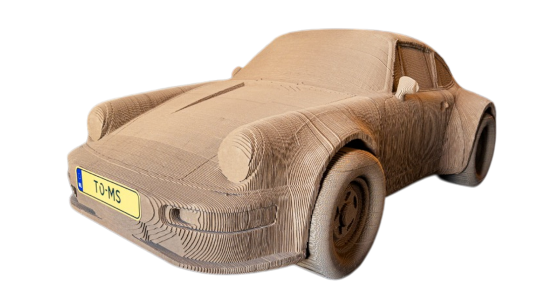 Kartonnen 3D model op maat