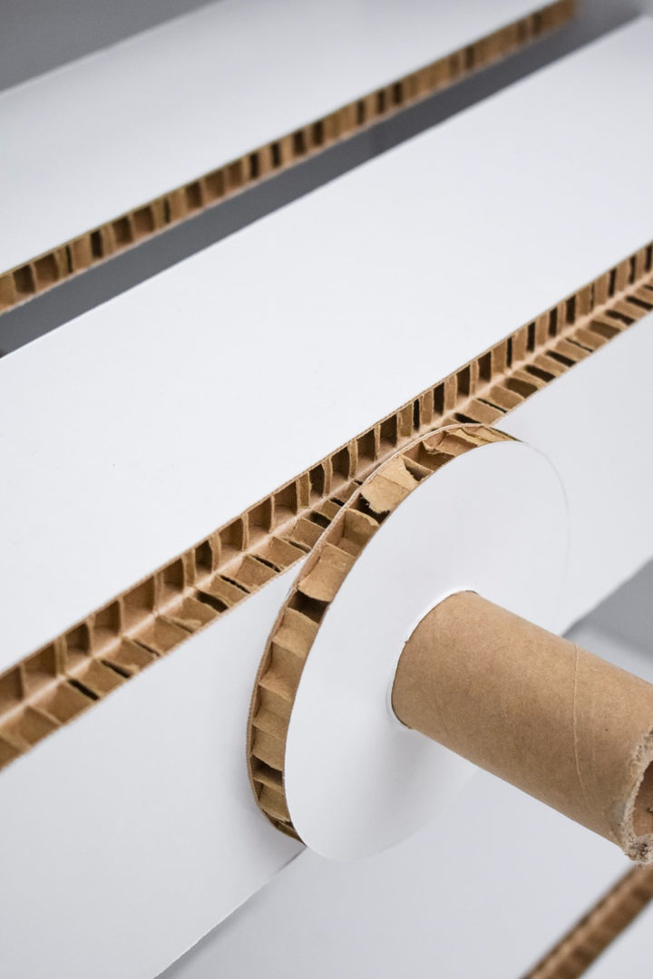 Glücksrad aus bedruckter Pappe in Wabenform, 150 cm