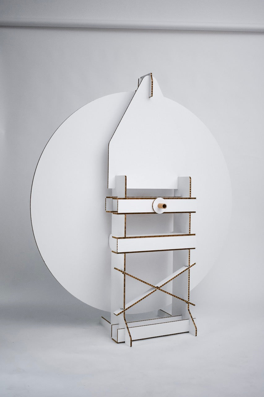 Glücksrad aus bedruckter Pappe in Wabenform, 150 cm