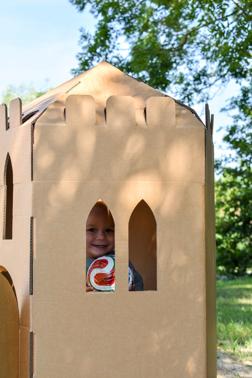 Burg aus Pappe