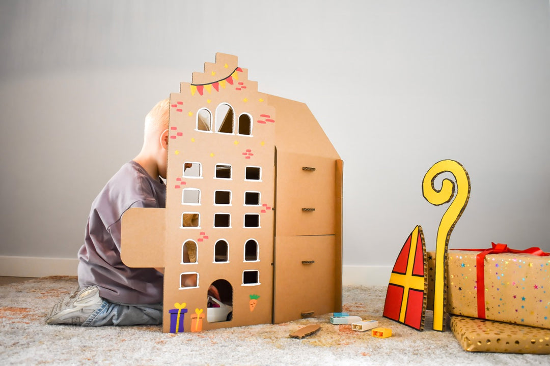 Karton-Puppenhaus Amsterdam