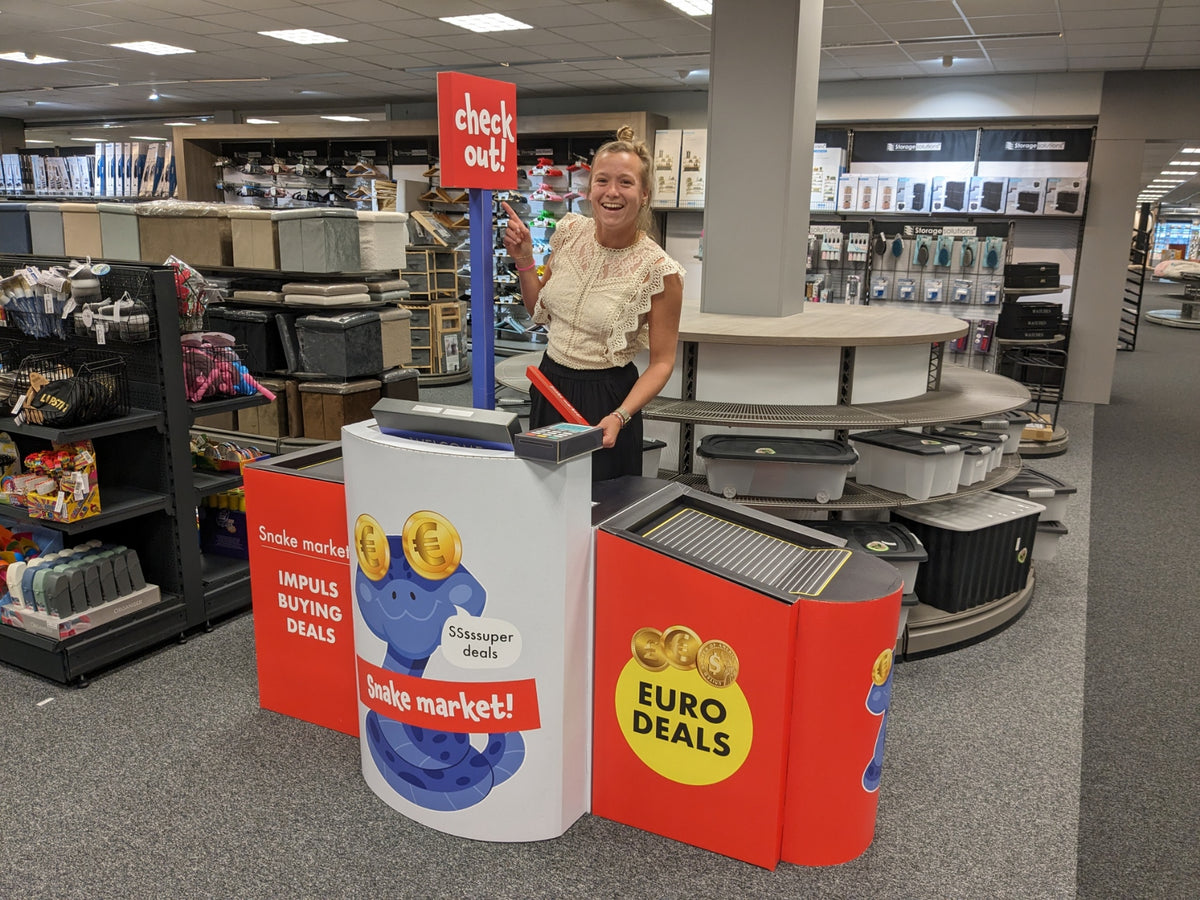 Snake Cash Register for Koopman International – Kartent