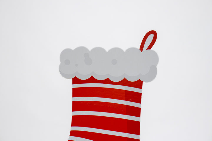Printed cardboard stocking