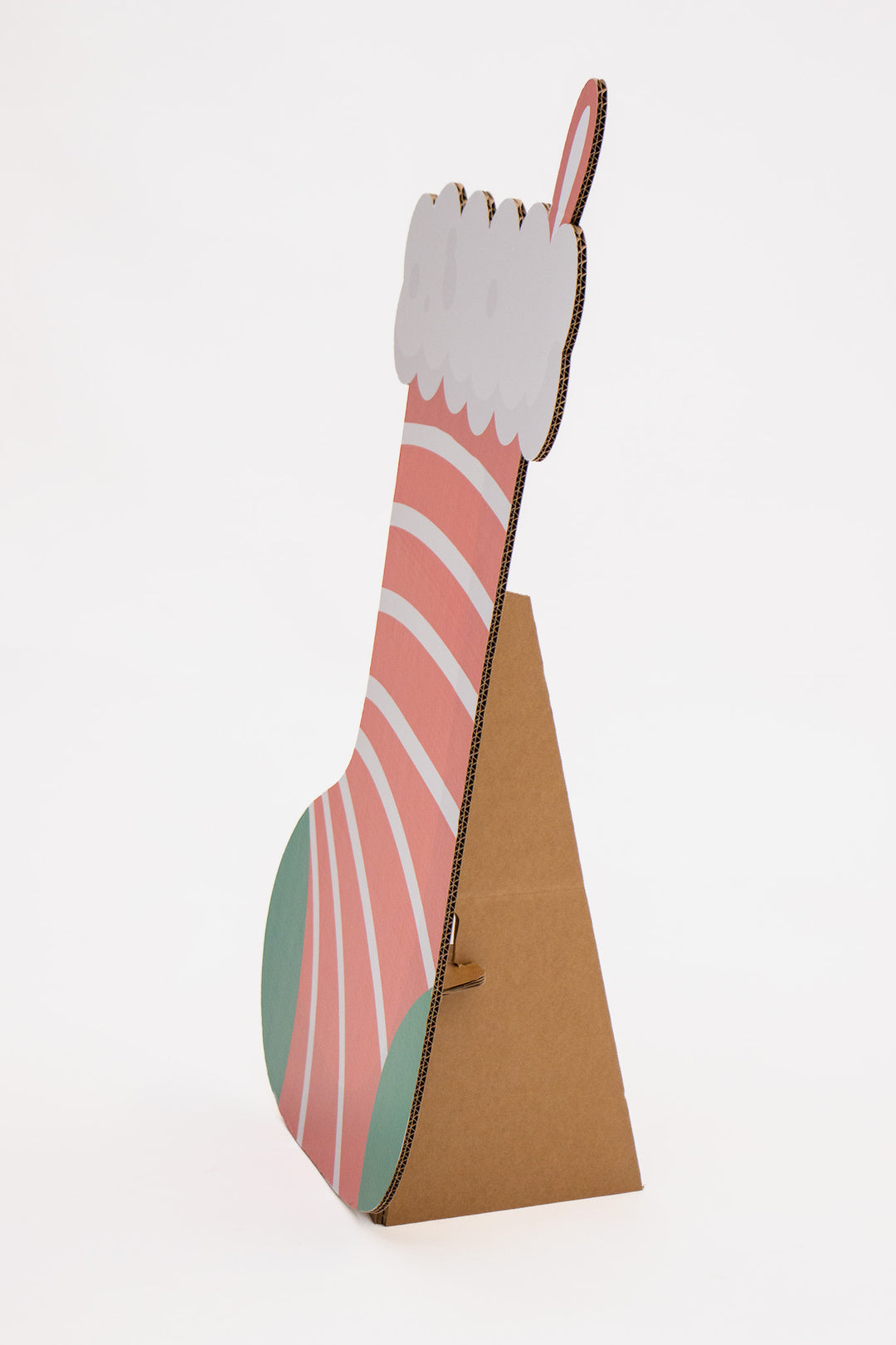 Printed cardboard stocking
