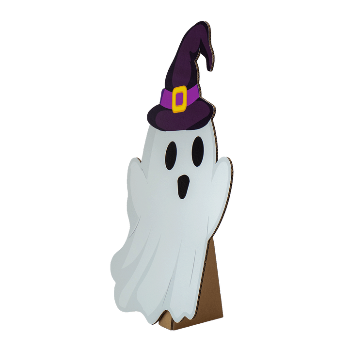 Kartonnen bedrukt spookje